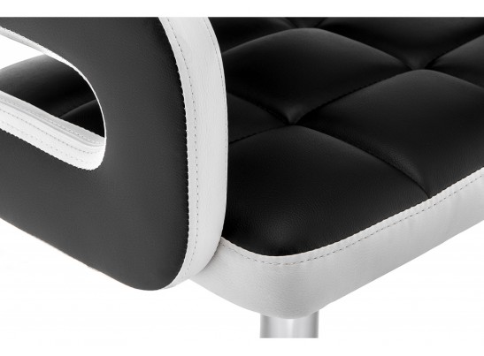 Барный стул Bent черный / белый в Набережных Челнах