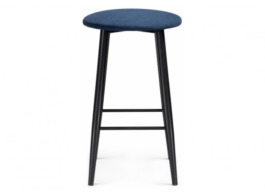 Барный стул Гангток темно-синий / черный матовый в Набережных Челнах