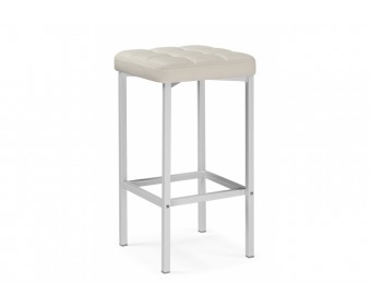 Барный стул Лофт линкольн белый / белый матовый