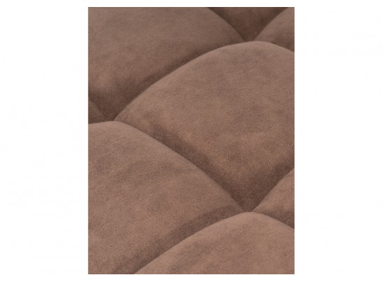 Барный стул Лофт микровелюр катания корица / черный матовый в Набережных Челнах