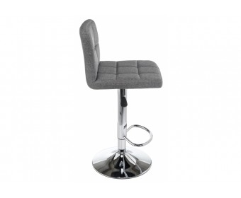 Барный стул Paskal grey fabric