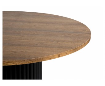 Деревянный стол Барел 89 орех кантри / черный