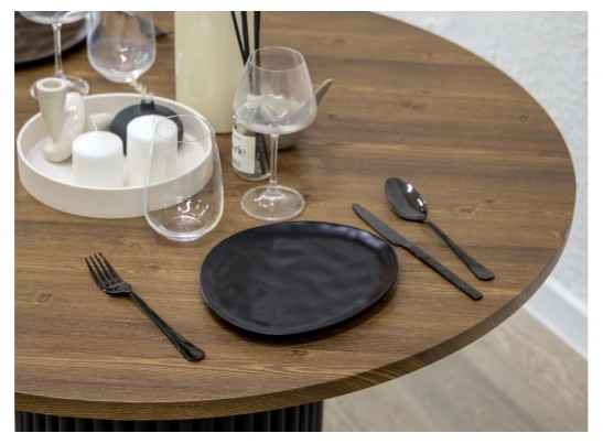 Деревянный стол Барел 89 орех кантри / черный в Набережных Челнах