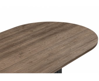 Деревянный стол Барон О 160 х 90 дуб кантри / черный