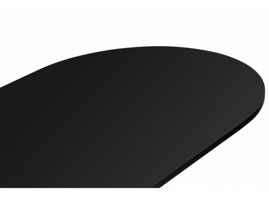 Деревянный стол Барон О 200 х 90 черная пленка шагрень / белый в Набережных Челнах