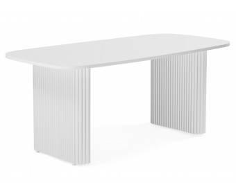 Деревянный стол Бавария B 160 х 90 белая пленка шагрень / белый