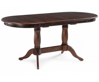 Деревянный стол Джил орех с коричневой патиной