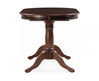 Деревянный стол Джил орех с коричневой патиной