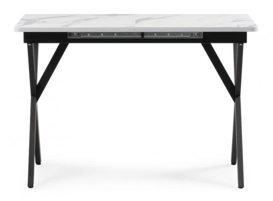 Деревянный стол Гурдун белый / черный в Набережных Челнах