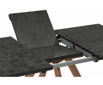 Деревянный стол Райн 32 116(160)x77 раздвижной малави / медь