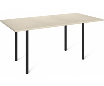 Деревянный стол Sheffilton SHT-TU66/120/80 черный / ассаль