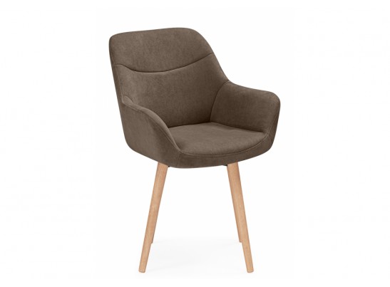 Деревянный стул Флюид 360 коричневый (glory 08) / светлое дерево в Набережных Челнах