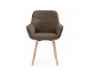 Деревянный стул Флюид 360 коричневый (glory 08) / светлое дерево в Набережных Челнах