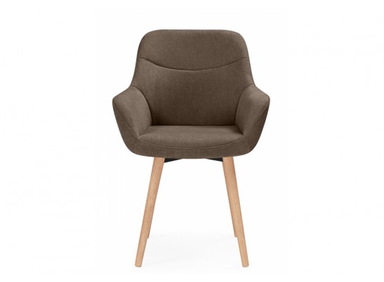 Деревянный стул Флюид 360 коричневый (glory 08) / светлое дерево в Набережных Челнах