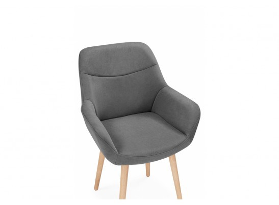 Деревянный стул Флюид темно-серый (zd 995) / светлое дерево в Набережных Челнах