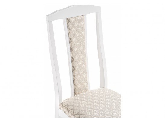 Деревянный стул Гроджин белый / бежевый в Набережных Челнах