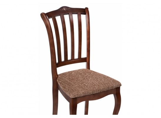 Деревянный стул Виньетта орех / мерц белый люкс в Набережных Челнах