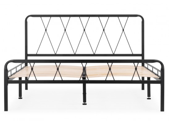 Двуспальная кровать Иоханна 18 160х200 черная в Набережных Челнах