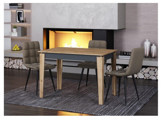 Деревянный стол Алвин дуб вотан / графит в Набережных Челнах