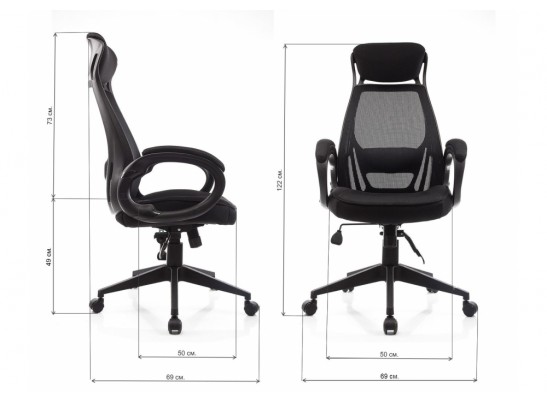 Компьютерное кресло Burgos черное в Набережных Челнах