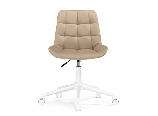 Компьютерное кресло Честер бежевый (velutto 05) / белый в Набережных Челнах