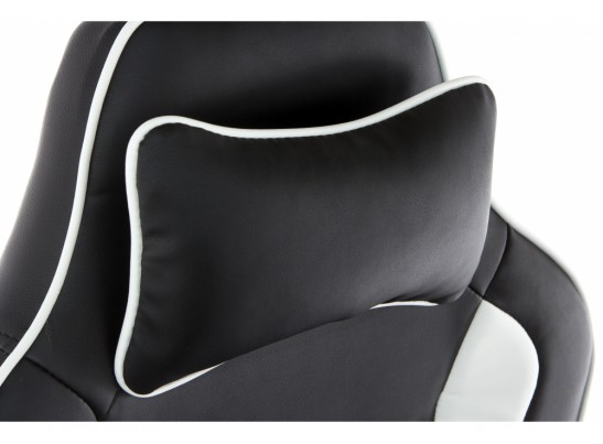 Компьютерное кресло Leon черное / белое в Набережных Челнах