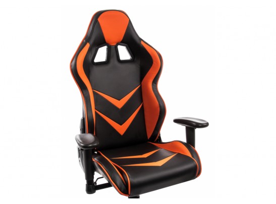 Компьютерное кресло Racer черное / оранжевое в Набережных Челнах