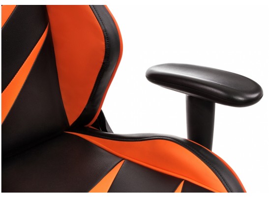 Компьютерное кресло Racer черное / оранжевое в Набережных Челнах