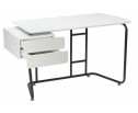Компьютерный стол Desk 131х58х76 white / black в Набережных Челнах