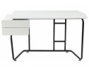 Компьютерный стол Desk 131х58х76 white / black в Набережных Челнах