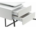 Компьютерный стол Desk 131х58х76 white / black в Набережных Челнах