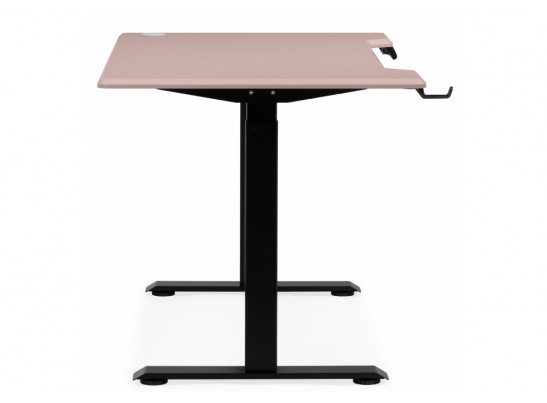 Компьютерный стол Маркос 140х80 розовый / черный