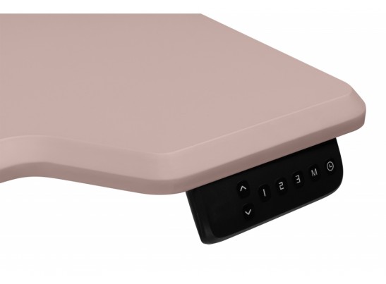 Компьютерный стол Маркос 140х80 розовый / черный