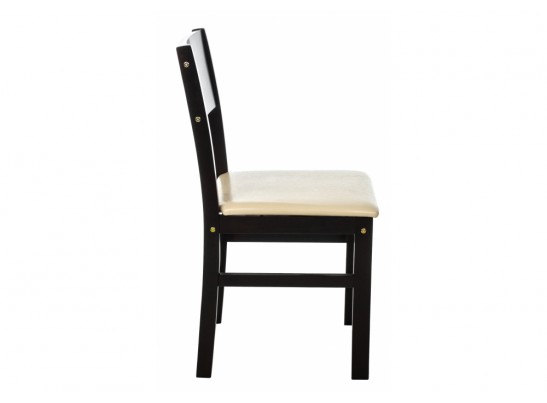 Обеденная группа Kabur (стол и 4 стула) cappuccino / cream в Набережных Челнах