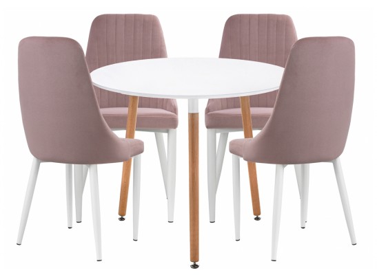 Обеденная группа Уин 90 white / light purple в Набережных Челнах