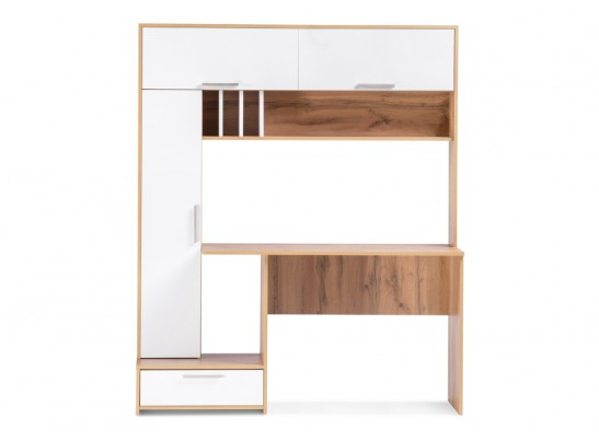 Письменный стол Лайт 03.243 дуб золотой (craft) / белый премиум в Набережных Челнах