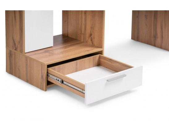 Письменный стол Лайт 03.243 дуб золотой (craft) / белый премиум в Набережных Челнах