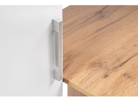 Письменный стол Лайт 03.243 дуб золотой (craft) / белый премиум в Набережных Челнах