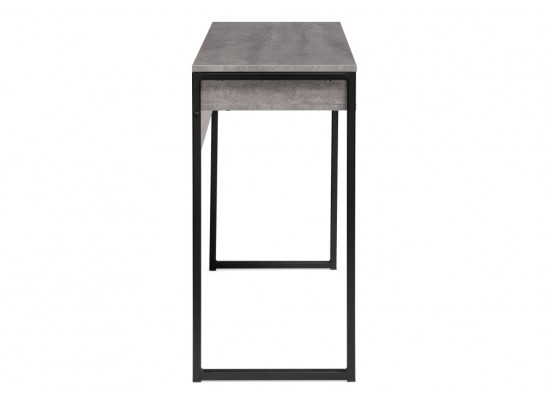 Письменный стол Лео Лофт 85х39х75 бетон / матовый черный в Набережных Челнах