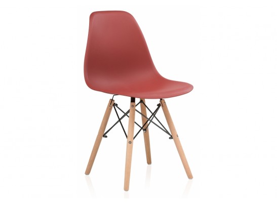 Пластиковый стул Eames PC-015 bordeaux в Набережных Челнах