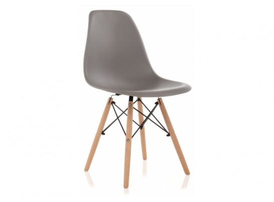 Пластиковый стул Eames PC-015 серый в Набережных Челнах