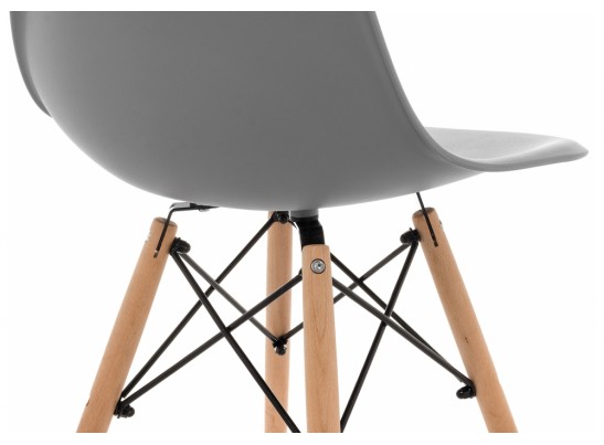 Пластиковый стул Eames PC-015 серый в Набережных Челнах
