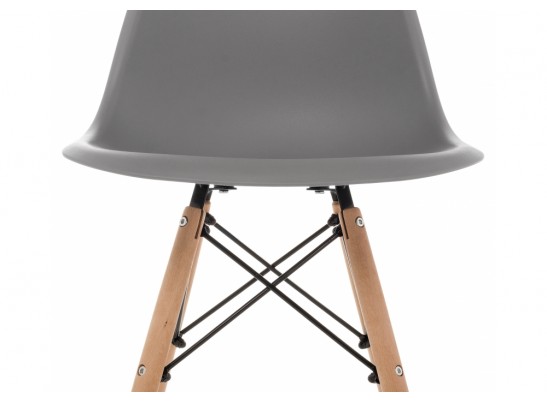 Пластиковый стул Eames PC-015 серый в Набережных Челнах