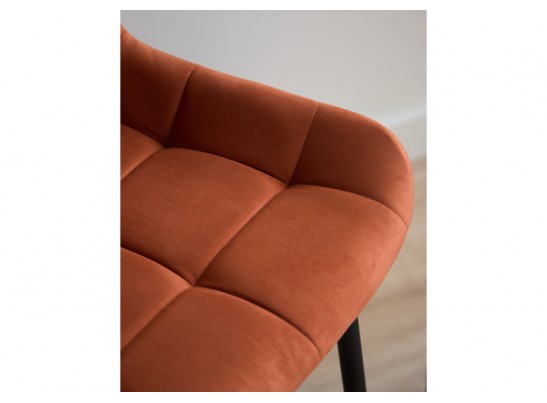 Полубарный стул Челси 360 терракотовый (zd 432) / черный в Набережных Челнах