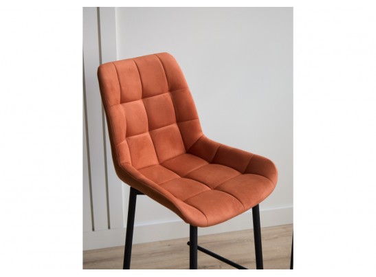 Полубарный стул Челси терракотовый (zd 432) / черный в Набережных Челнах