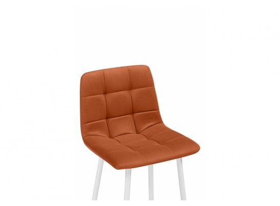 Полубарный стул Чилли Мини терракотовый (zd 432) / белый в Набережных Челнах