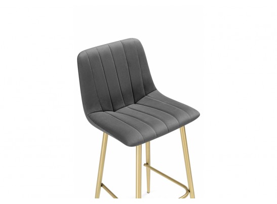 Полубарный стул Дани Мини темно-серый (zd 995) / золотой в Набережных Челнах