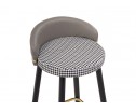 Полубарный стул Kardial gray / black в Набережных Челнах