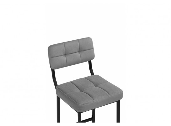 Полубарный стул Ларс selfie grey / черный в Набережных Челнах