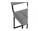 Полубарный стул Ларс selfie grey / черный в Набережных Челнах